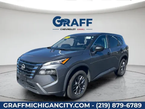 Gray 2024 Nissan Rogue S for sale in Michigan City, IN