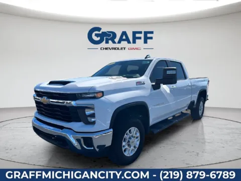 White 2024 Chevrolet Silverado 2500 HD LT for sale in Michigan City, IN