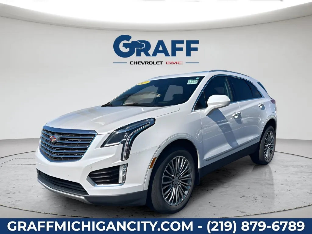 White 2017 Cadillac XT5 Platinum for sale in Michigan City, IN
