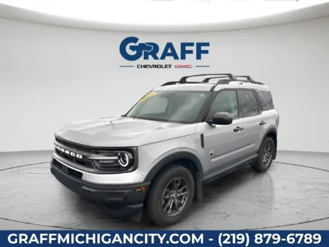 Silver 2022 Ford Bronco Sport Big Bend for sale in Michigan City, IN