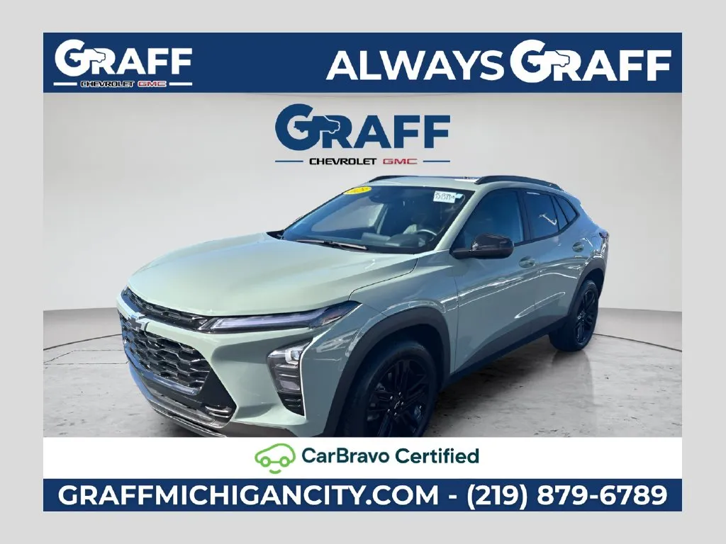 Green 2025 Chevrolet Trax ACTIV for sale in Michigan City, IN