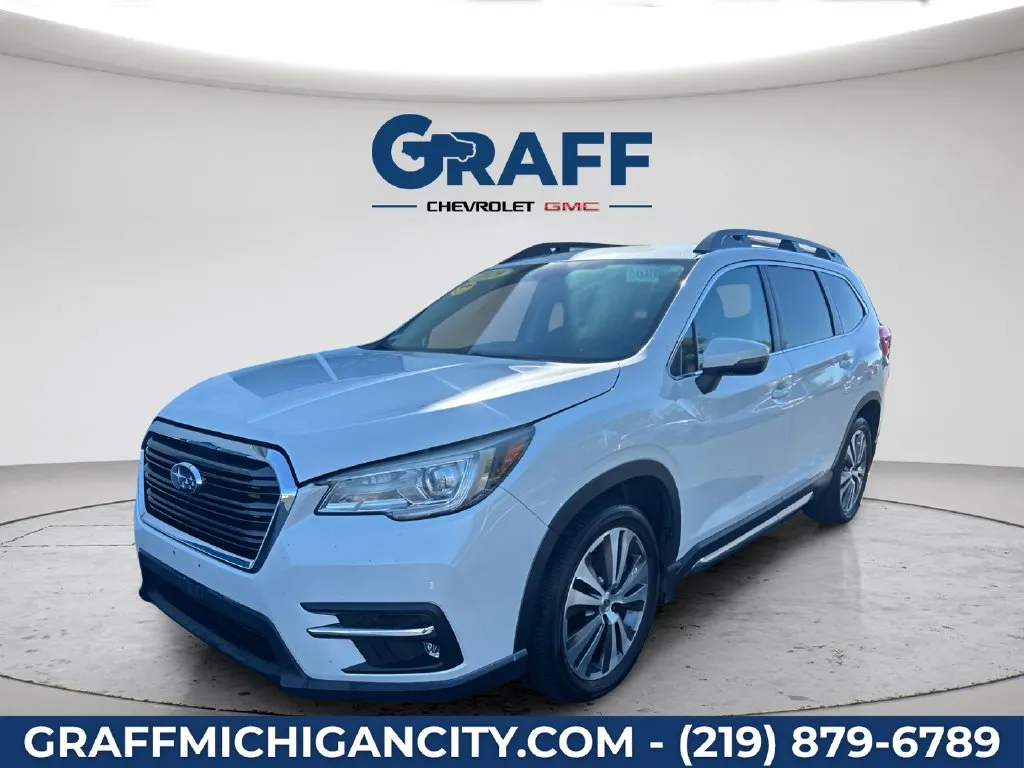 White 2020 Subaru Ascent Limited for sale in Michigan City, IN