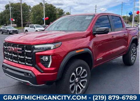 Red 2023 GMC Canyon AT4 for sale in Michigan City, IN