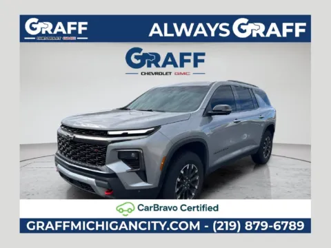 Gray 2026 Chevrolet Traverse Z71 for sale in Michigan City, IN