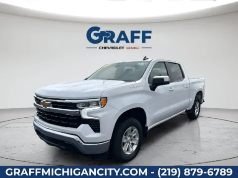 White 2025 Chevrolet Silverado 1500 LT for sale in Michigan City, IN