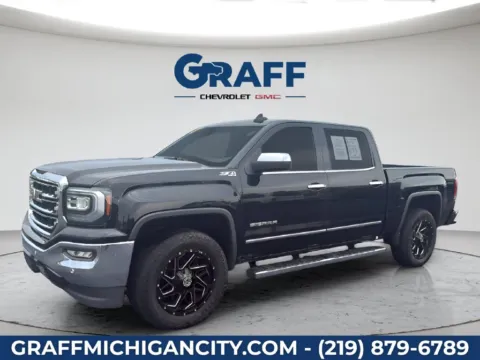 Black 2018 GMC Sierra 1500 SLT for sale in Michigan City, IN