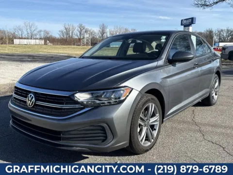 Blue 2024 Volkswagen Jetta 1.5T SE for sale in Michigan City, IN