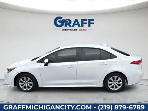 Photos of 2024 Toyota Corolla LE for sale in Michigan City, IN at Graff Chevrolet GMC of Michigan City