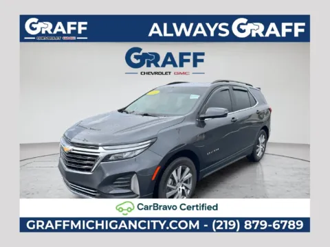 Gray 2023 Chevrolet Equinox LT for sale in Michigan City, IN
