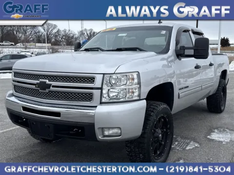 Silver 2011 Chevrolet Silverado 1500 LT for sale in Burns Harbor, IN