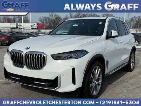 White 2025 BMW X5 xDrive50e for sale in Burns Harbor, IN