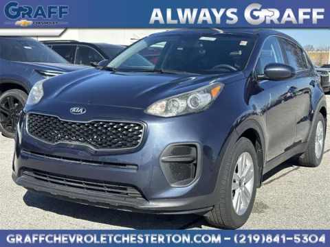 Blue 2017 Kia Sportage LX for sale in Burns Harbor, IN