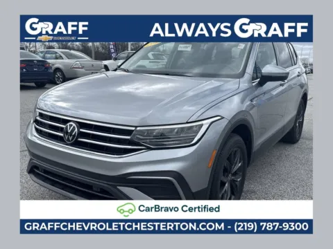 White 2024 Volkswagen Tiguan 2.0T SE for sale in Burns Harbor, IN