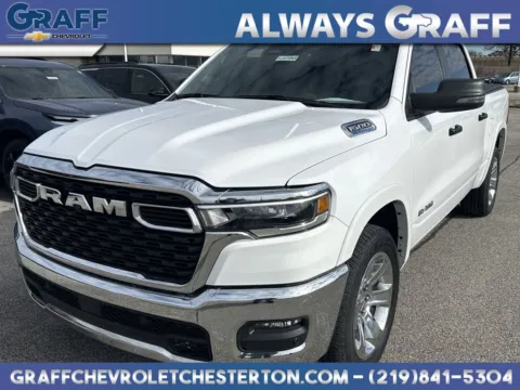 White 2025 Ram 1500 Big Horn/Lone Star for sale in Burns Harbor, IN