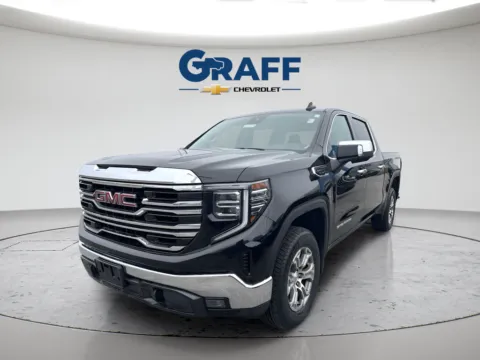 Black 2025 GMC Sierra 1500 SLT for sale in Burns Harbor, IN