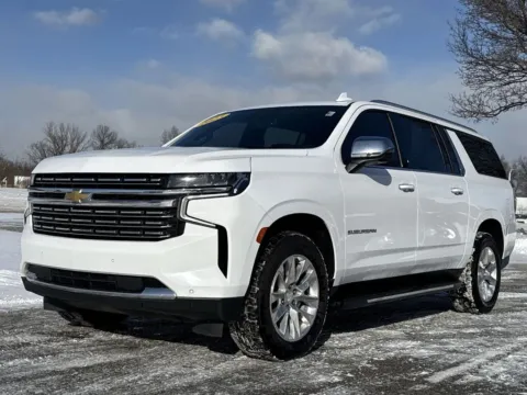 White 2023 Chevrolet Suburban Premier for sale in Burns Harbor, IN