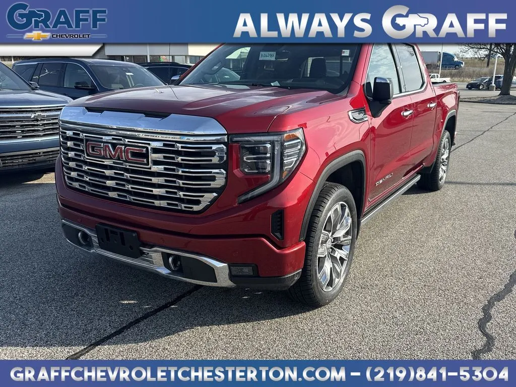Red 2023 GMC Sierra 1500 Denali for sale in Burns Harbor, IN