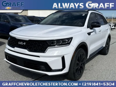 White 2023 Kia Sorento SX for sale in Burns Harbor, IN