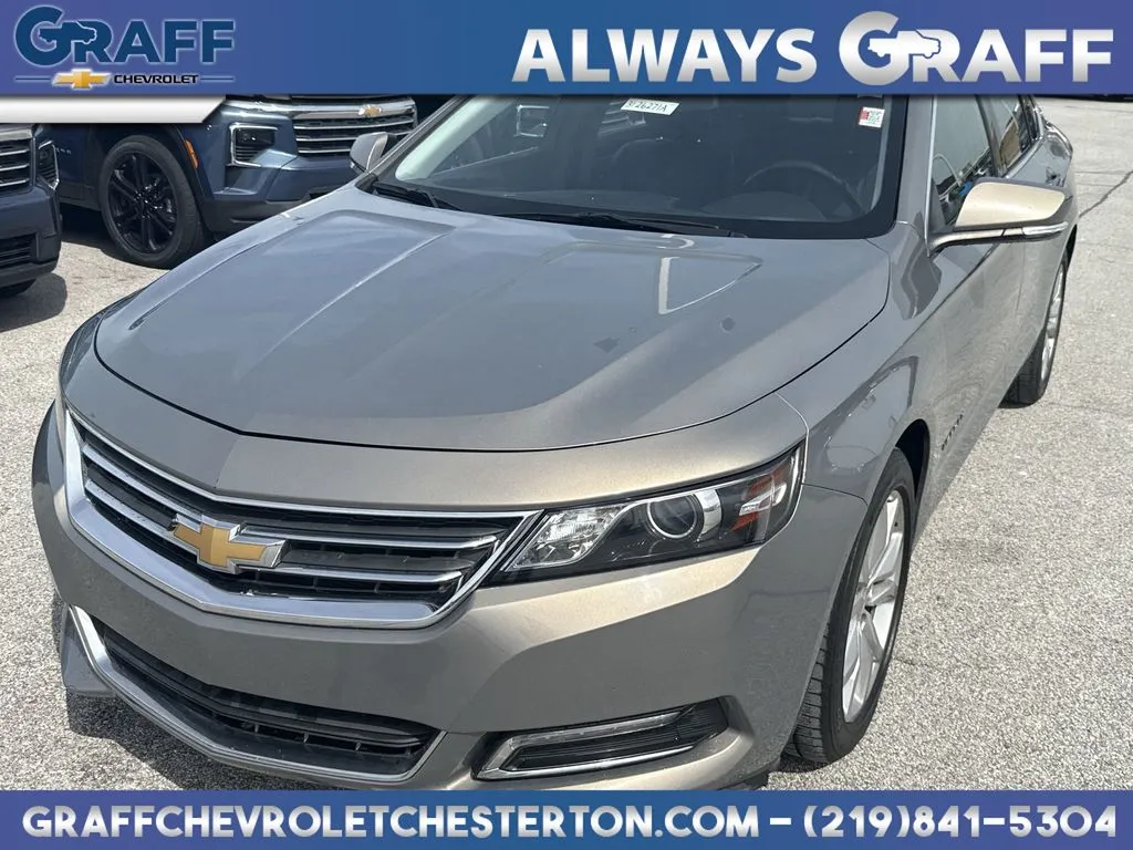 Used 2018 Chevrolet Impala 1LT with VIN 2G1105S38J9101103 for sale in Burns Harbor, IN