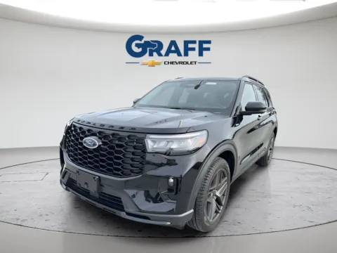 Black 2025 Ford Explorer ST-Line for sale in Burns Harbor, IN