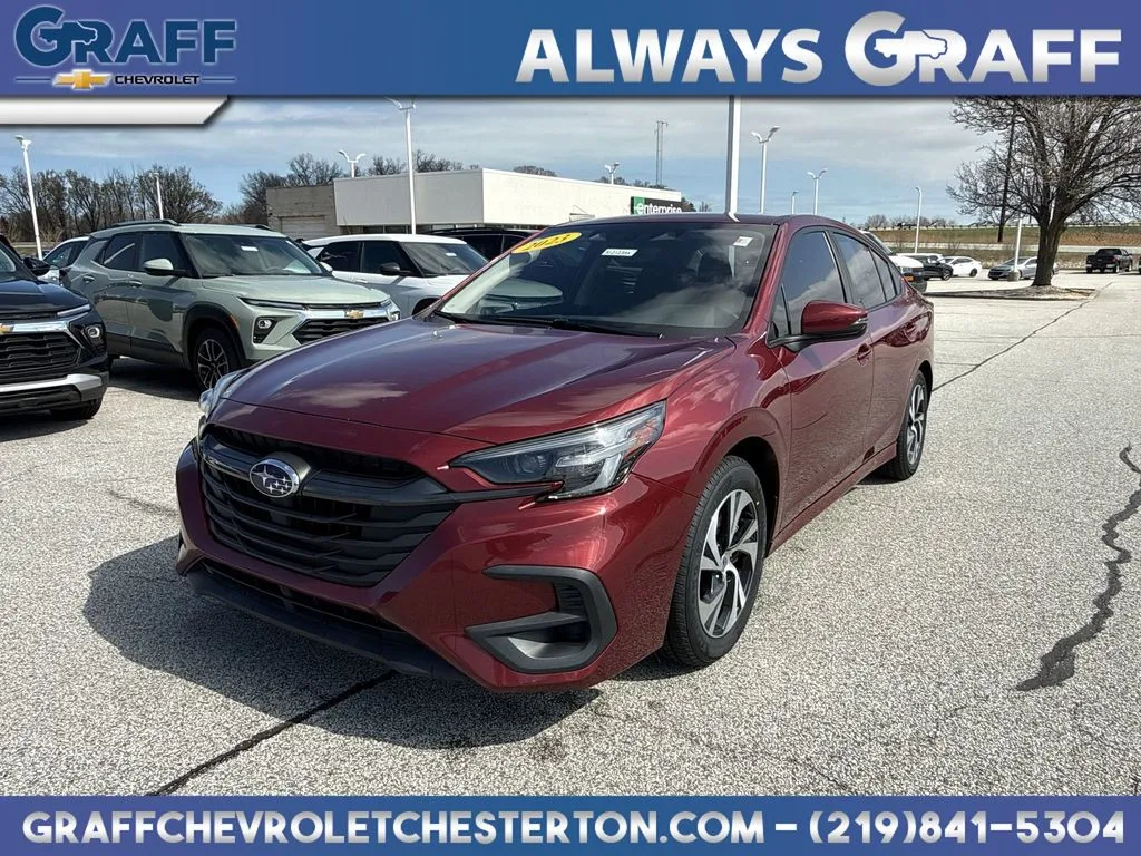 Red 2023 Subaru Legacy Premium for sale in Burns Harbor, IN