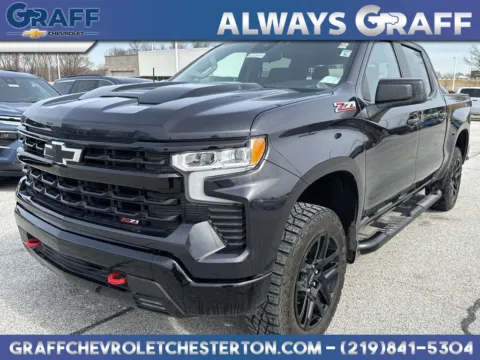 Gray 2024 Chevrolet Silverado 1500 LT Trail Boss for sale in Burns Harbor, IN