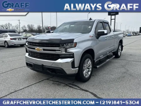 Silver 2020 Chevrolet Silverado 1500 LT for sale in Burns Harbor, IN