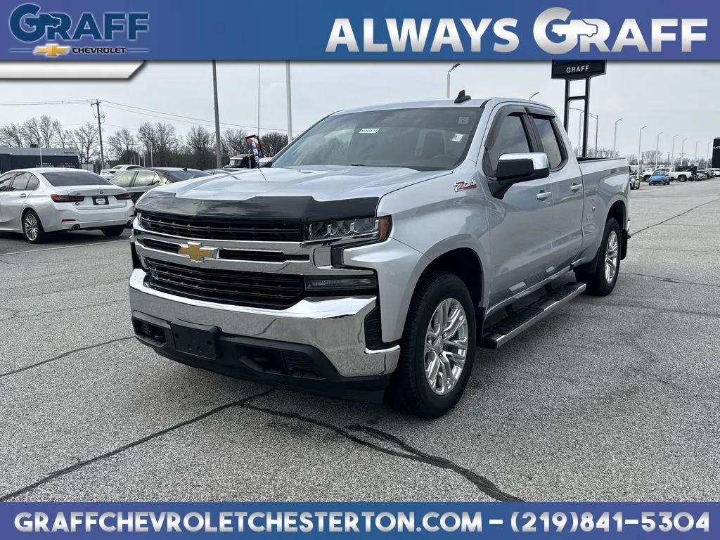 Silver 2020 Chevrolet Silverado 1500 LT for sale in Burns Harbor, IN