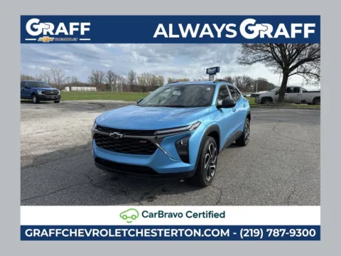 Blue 2025 Chevrolet Trax 2RS for sale in Burns Harbor, IN