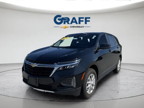 Black 2024 Chevrolet Equinox LT for sale in Burns Harbor, IN