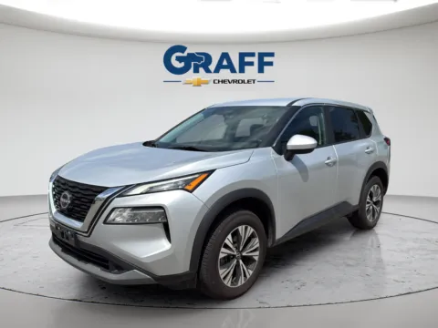 Silver 2023 Nissan Rogue SV for sale in Burns Harbor, IN