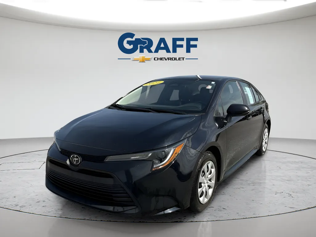 Black 2024 Toyota Corolla LE for sale in Burns Harbor, IN