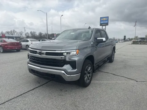 Gray 2024 Chevrolet Silverado 1500 LT for sale in Burns Harbor, IN