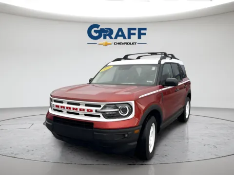 Red 2023 Ford Bronco Sport Heritage for sale in Burns Harbor, IN