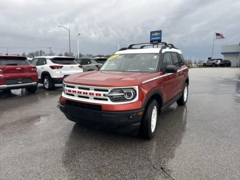 Red 2023 Ford Bronco Sport Heritage for sale in Burns Harbor, IN