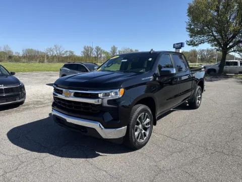 Black 2024 Chevrolet Silverado 1500 LT for sale in Burns Harbor, IN