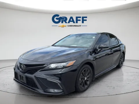 Black 2023 Toyota Camry SE Nightshade for sale in Burns Harbor, IN