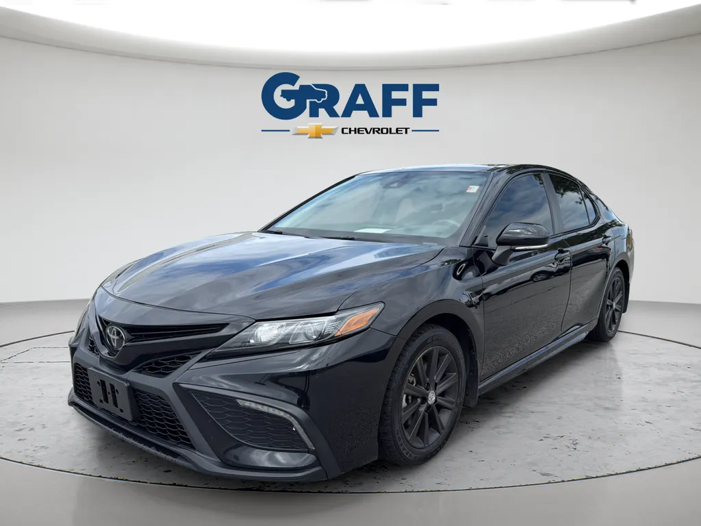 Black 2023 Toyota Camry SE Nightshade for sale in Burns Harbor, IN