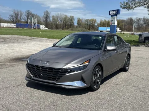 Silver 2022 Hyundai Elantra Hybrid Limited for sale in Burns Harbor, IN