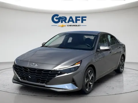 Silver 2022 Hyundai Elantra Hybrid Limited for sale in Burns Harbor, IN