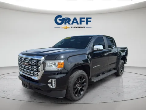 Black 2022 GMC Canyon Denali for sale in Burns Harbor, IN