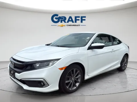 White 2020 Honda Civic EX for sale in Burns Harbor, IN