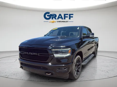 Black 2021 Ram 1500 Laramie for sale in Burns Harbor, IN