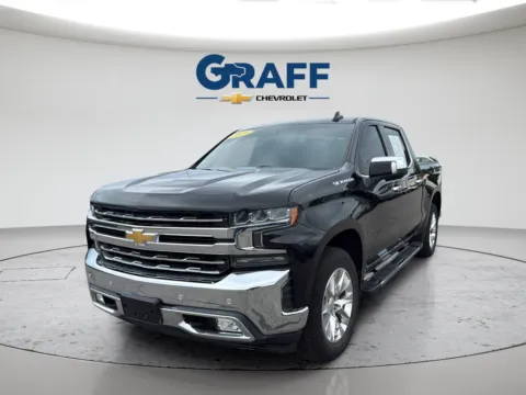 Black 2019 Chevrolet Silverado 1500 LTZ for sale in Burns Harbor, IN