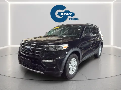 Black 2023 Ford Explorer XLT for sale in Burns Harbor, IN