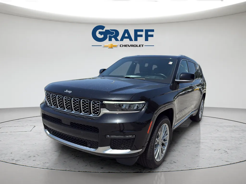 Black 2022 Jeep Grand Cherokee L Summit for sale in Burns Harbor, IN