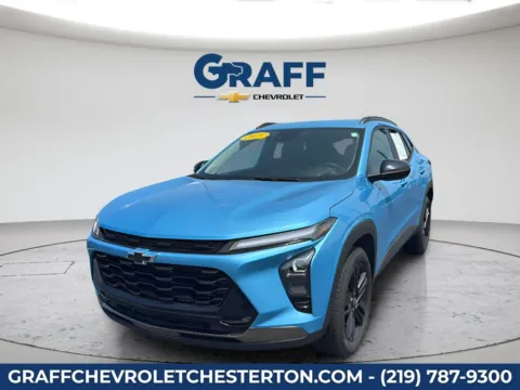 Blue 2025 Chevrolet Trax ACTIV for sale in Burns Harbor, IN