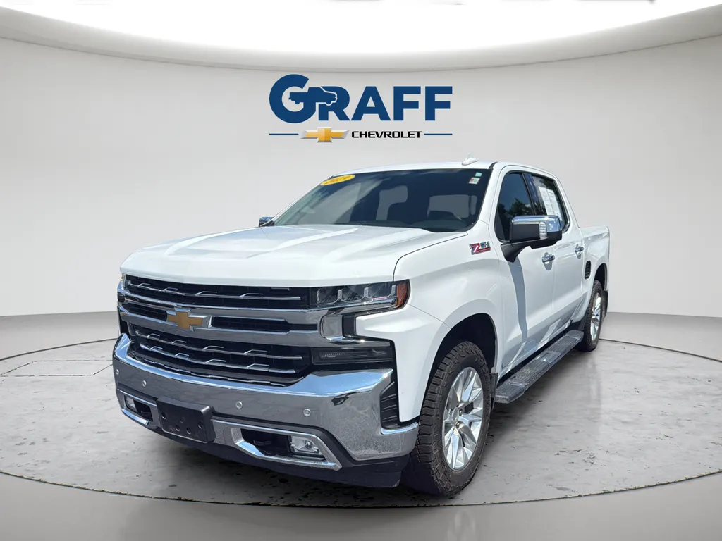 White 2019 Chevrolet Silverado 1500 LTZ for sale in Burns Harbor, IN
