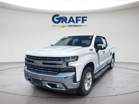 White 2019 Chevrolet Silverado 1500 LTZ for sale in Burns Harbor, IN