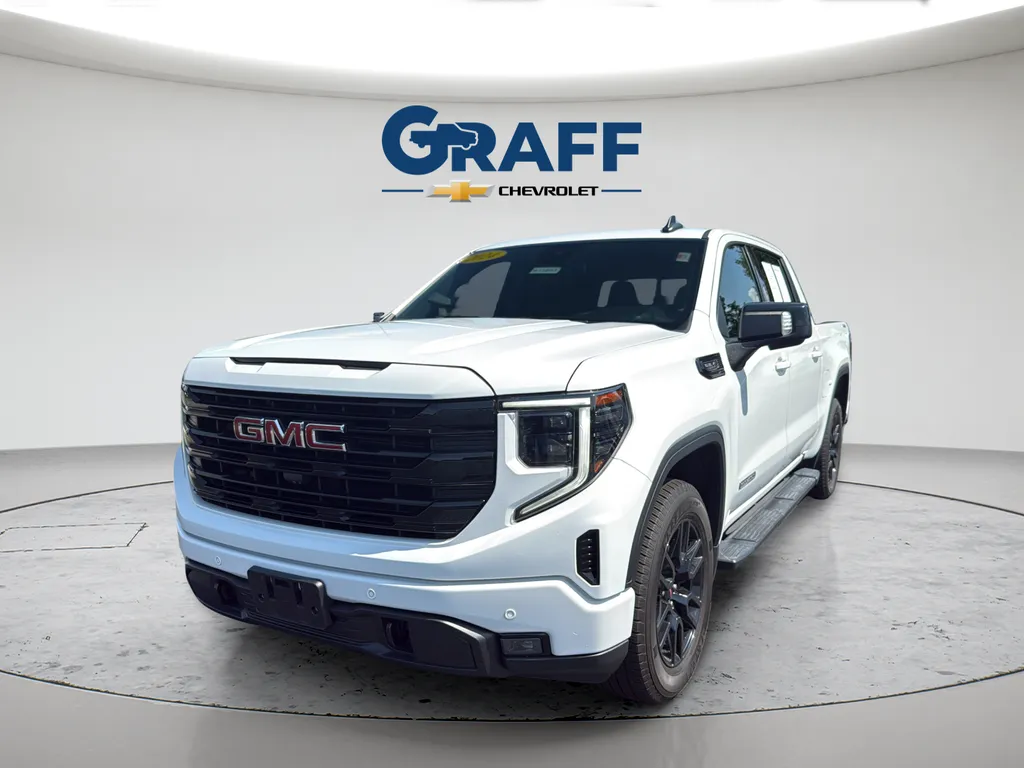 White 2024 GMC Sierra 1500 Elevation for sale in Burns Harbor, IN
